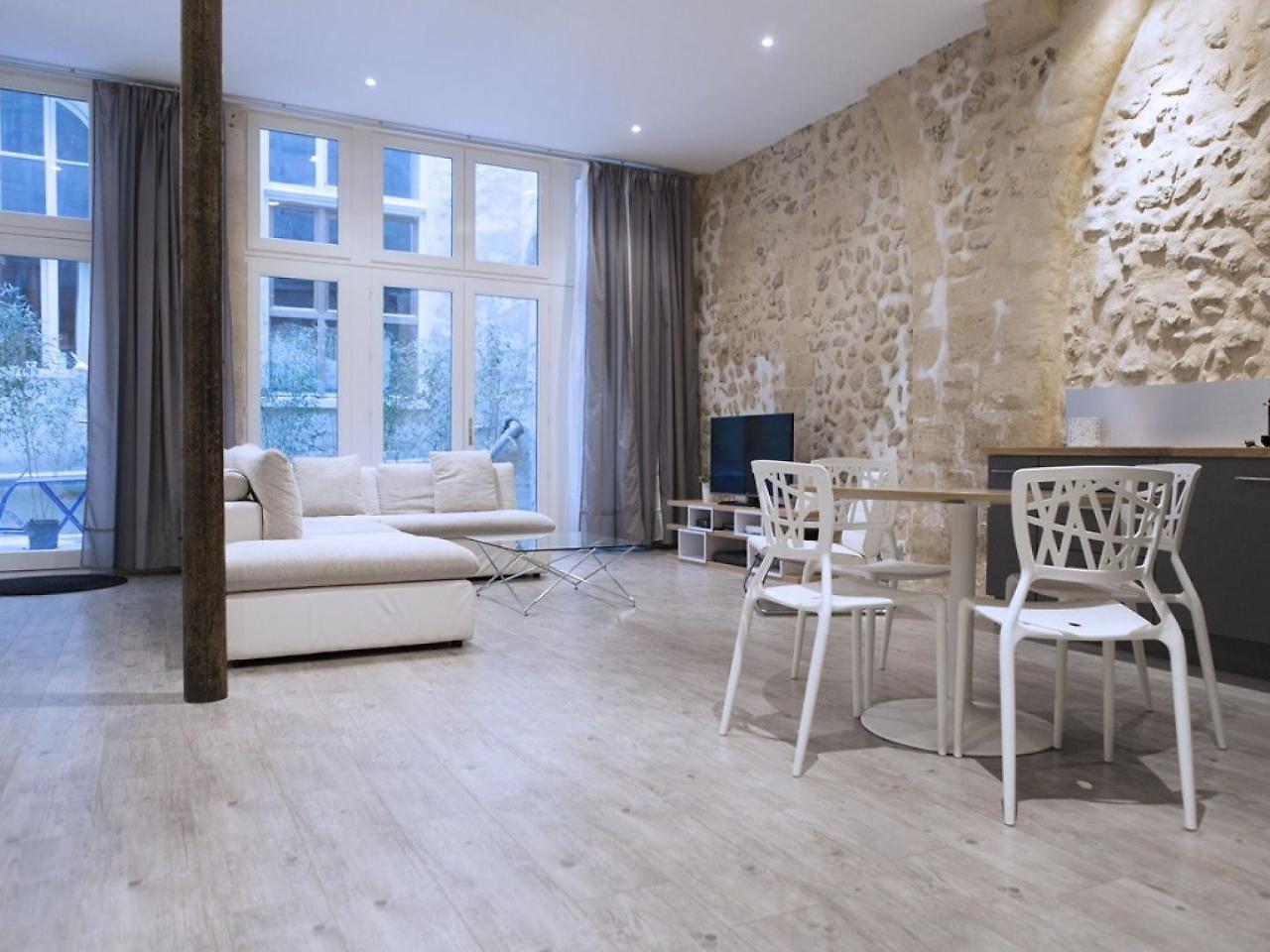 Ausone Beautiful Loft Apartment In Historical Center + Terrace And Parking 波尔多 外观 照片